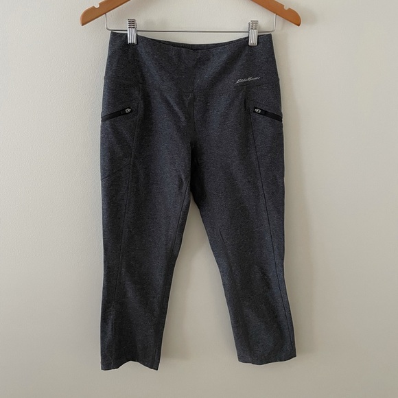 Eddie Bauaer Trail Tight Capris - High Rise Heathered Gray S - Picture 6 of 6